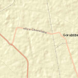 Górażdże Street Map