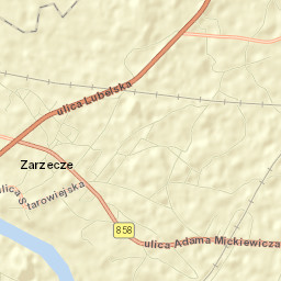 Zarzecze Street Map