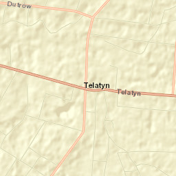Telatyn Street Map