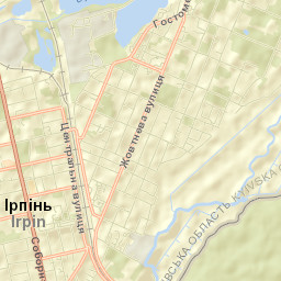 Irpins’ka Mis’krada Street Map