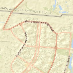 Desnyans’kyy Rayon Street Map