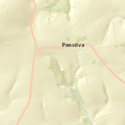 Pensilva Street Map