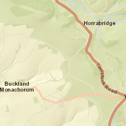 Horrabridge Street Map