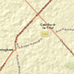 Cauchy-à-la-Tour Street Map