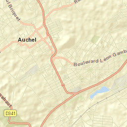Auchel Street Map