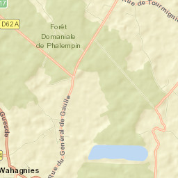 Wahagnies Street Map