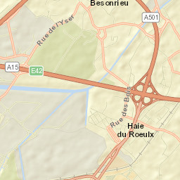 La Louvière Street Map