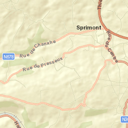 Sprimont Street Map