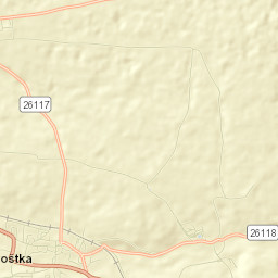 Hošťka Street Map