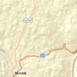 Zadní Mostek Street Map