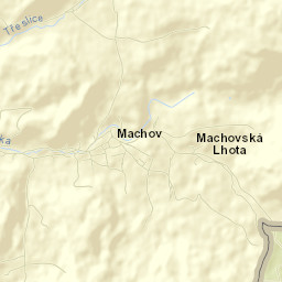 Machov Street Map