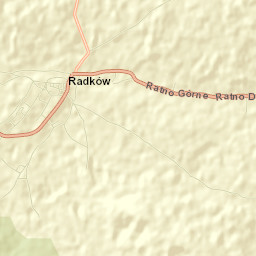 Radków Street Map