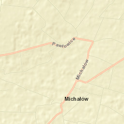 Powiat pińczowski Street Map
