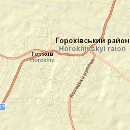 Horokhiv Street Map