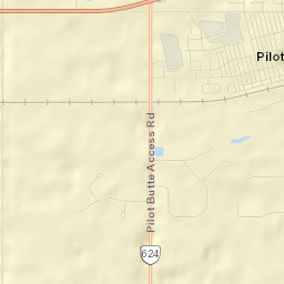 Pilot Butte Street Map