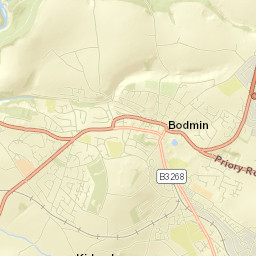 Bodmin Street Map