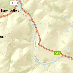 Buckfastleigh Street Map