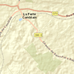 Camblain-Châtelain Street Map