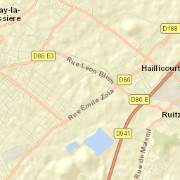 Haillicourt Street Map