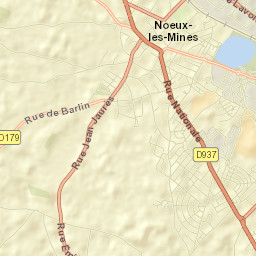 Nœux-les-Mines Street Map