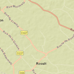 Rosult Street Map