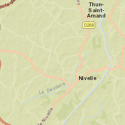 Thun-Saint-Amand Street Map