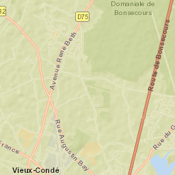 Vieux-Condé Street Map