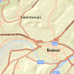 Namur Street Map