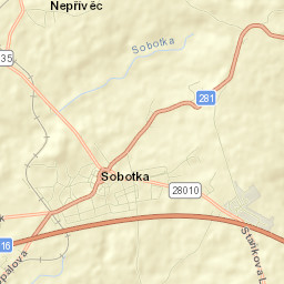 Sobotka Street Map