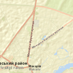 Makariv Street Map