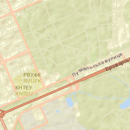Dnipro Raion Street Map