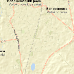 Volokonovka Street Map