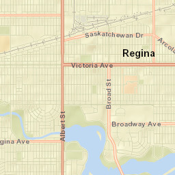 Regina Street Map