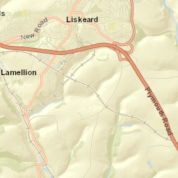 Liskeard Street Map