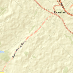 Houdain Street Map