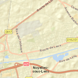 Noyelles-sous-Lens Street Map