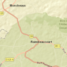 Raimbeaucourt Street Map