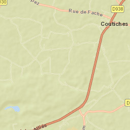 Coutiches Street Map