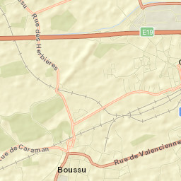 Boussu Street Map