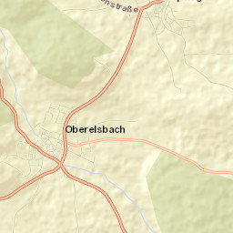 Oberelsbach Street Map