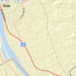 Štětí Street Map