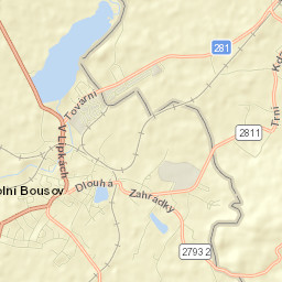 Dolní Bousov Street Map
