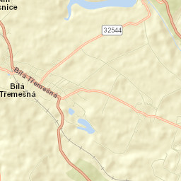 Bílá Třemešná Street Map