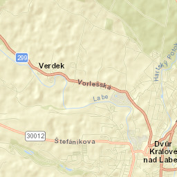 Dvůr Králové nad Labem Street Map