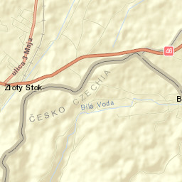 Złoty Stok Street Map