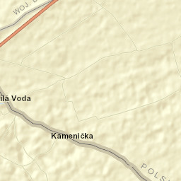 Kamienica Street Map