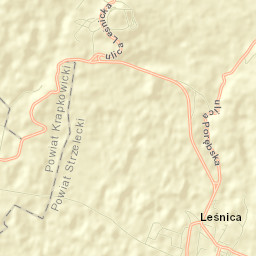 Leśnica Street Map