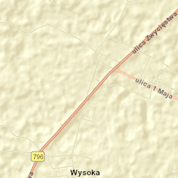 Wysoka Street Map