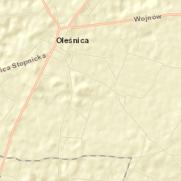 Oleśnica Street Map