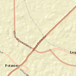 Połaniec Street Map
